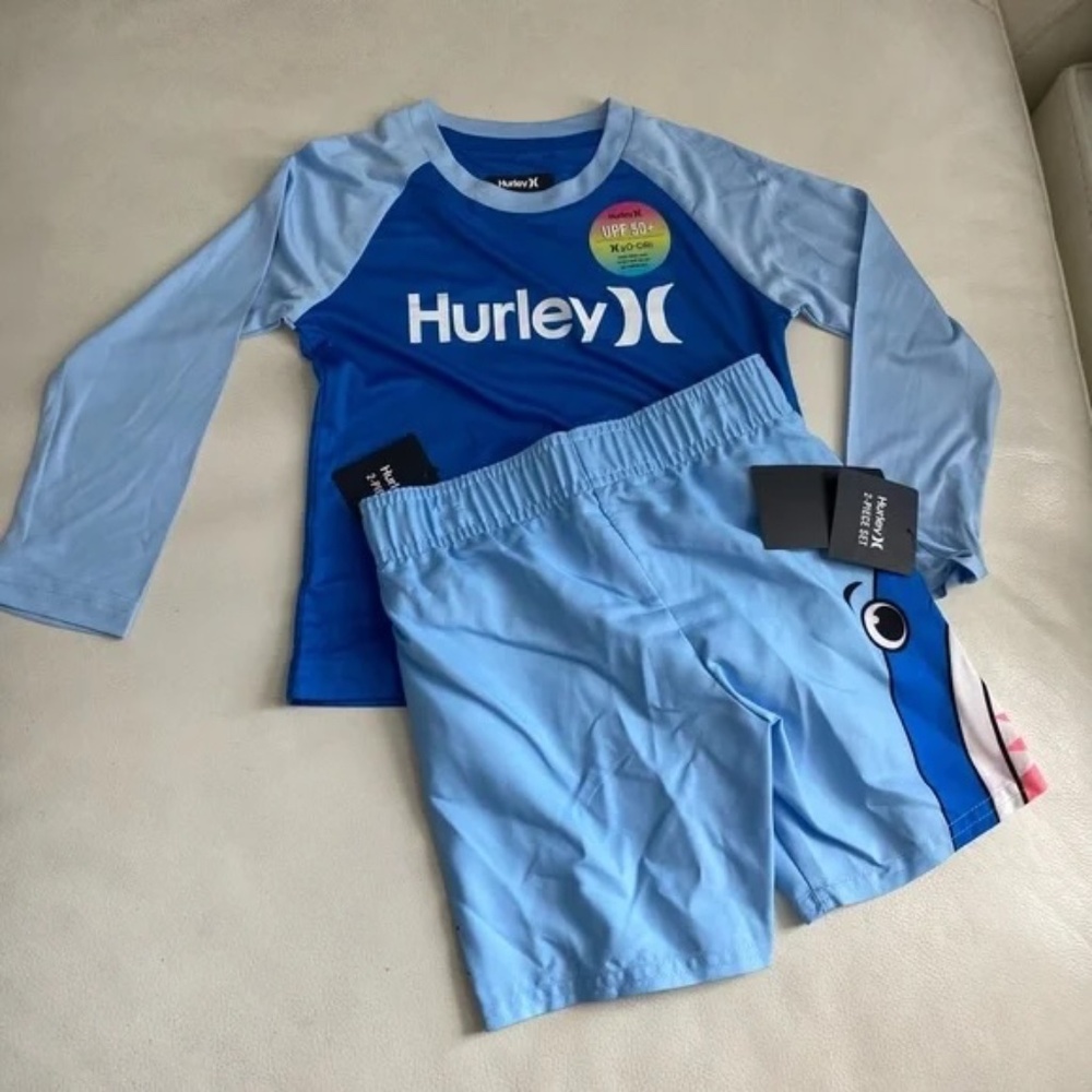 Hurley Long Sleeve short set - Picture 3 of 6